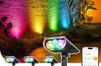 Linkind Smart Solar Lights Outdoor SL5 with Motion Sensor,6 Pack, IP65