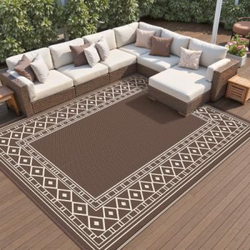GENIMO Outdoor Rug Waterproof for Patio
