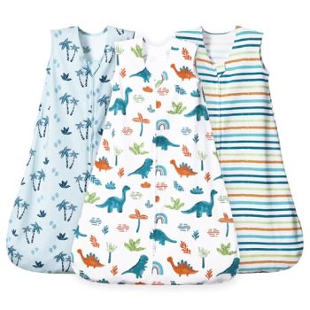 david’s kids 3 Pack 100% Cotton Baby Sleep Sack 12-18 Months