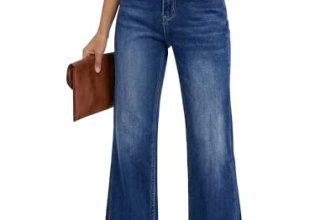 GRAPENT Jeans for Women Baggy Ladies Jeans Pants Nightfall Dark Wash