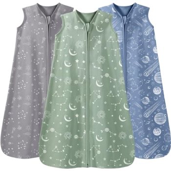 Unnivoll Baby Sleep Sack 12-18 Months 100% Organic Cotton 0.5 TOG