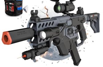 SOFITEN Toy Gun Automatic Sniper Rifle with Tactical Vest Kit