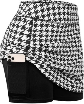 BLEVONH Womens Summer Tennis Skirts with Shorts Underneath