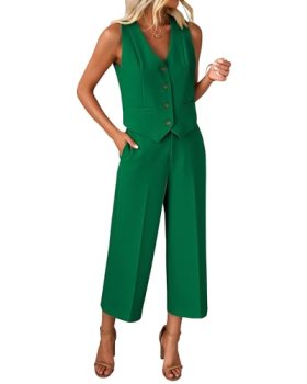 luvamia Women Two Piece Outfits Sets Birthday Outfits for Women Jolly Green