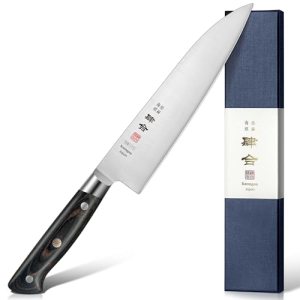kanngou 8.27 Inch Japanese Chef Knife, AUS-8 Steel Gyuto