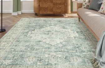 LIVEBOX Washable Area Rug 9×12 Rugs for Living Room Bedroom