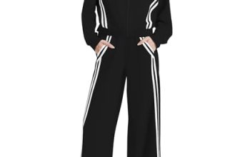 Casly Lamiit Womens Two Piece Lounge Sets Spring Zip Up Tracksuits