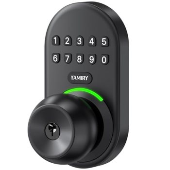 Keypad Smart Door Knob Lock, Yamiry Keyless Entry Digital Lock with Handle