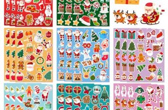 Christmas Stickers, Stocking Stuffers for Kids,Christmas Gift for Grandkids