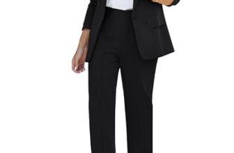 Luvamia Dressy Pants Sets – Women’s 2 Piece Outfits, Black, Fits Size 4/6