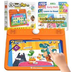 Think Academy Learning Pad with Flash Cards for 3 4 5 Years Old Boys Girls