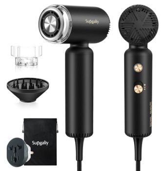 SUPGALIY Dual Voltage Travel Hair Dryer