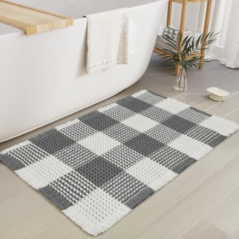 Arenarug Checkered Waffle Bath Mat