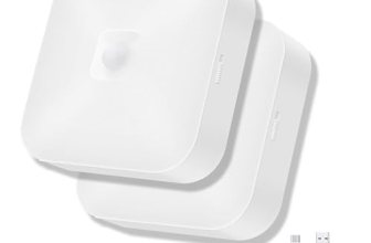 Rechargeable Motion Sensor Closet Light, 500LM Wireless Ceiling Light 2Pack