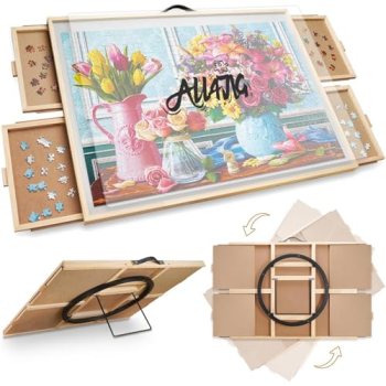 ALL4JIG 1500 Pieces 2-in-1 Tilting & Rotating Puzzle Board