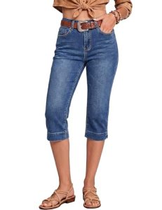 luvamia Womens Capri Pants for Summer Women’s Capris and Cropped Pants Jeans Wom