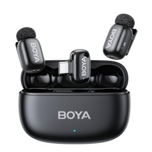 BOYA mini 2 Wireless Lavalier Microphone for iPhone 15/16/17 & Android