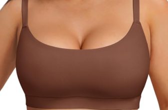 FeelinGirl Bras for Women Wireless Seamless Bralette, Mocca, XL
