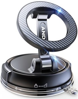 ANDERY Car Phone Holder for Magsafe [78+LBS Strongest Suction & 2400gf Strongest