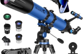 HUGERSTAR Telescope for Adults High Powered, 90mm Aperture 800mm Refractor