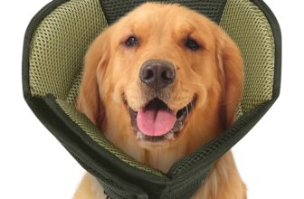 SUNFURA Dog Cones for Large Dogs Soft Dog Cone to Stop Licking