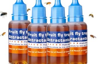 Fruit Fly Trap Refill Liquid, Gnat Killer&Fruit Fly Catcher Bait Refill,