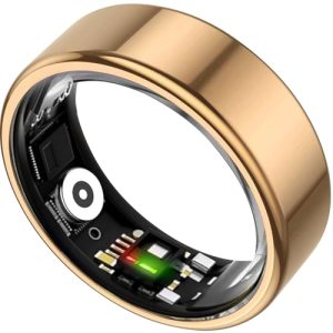 TIAZUUX Smart Ring for Women & Men Fitness Sleep Heart Tracker