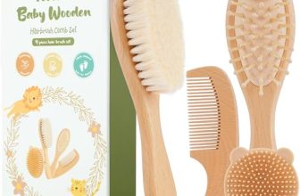 Yoofoss 4 Piece Baby Brush and Comb Set