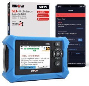 Innova SD35 OBD2 Scanner – ABS, SRS, TPMS & Check Engine Code Reader, Live Data,