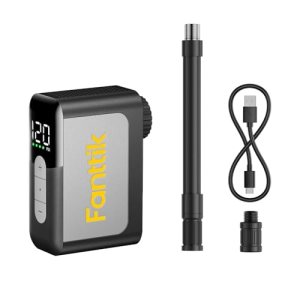 Fanttik X10 Ace Mini Electric Bike Pump, 120PSI, 22s Inflate, Auto Stop