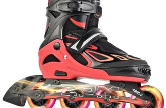 2PM SPORTS Vinal Inline Skates for Girls Boys Kids Ages 5-8 8-12 with Adjustable