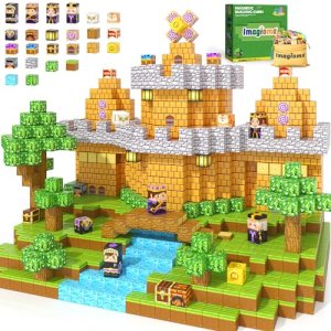 Imagiomom200PCS Magnetic Blocks for Kids Ages 4-8