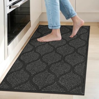 COSY HOMEER Kitchen Rugs Non Slip Washable 20″x32″,Absorbent Kitchen Mat