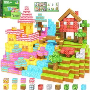 200PCS Magnetic Blocks – Magnetic Building Blocks for Girls Age 3+