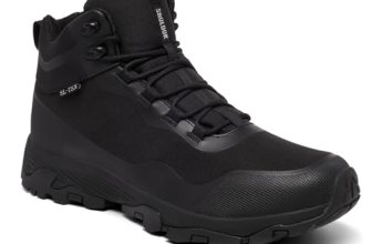 SHULOOK Men’s Waterproof Hiking Boots, Lightweight Breathable Outdoor Shoes