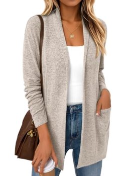 LILLUSORY Cardigan for Women Lightweight Cardigans Fall Fashion Outfits