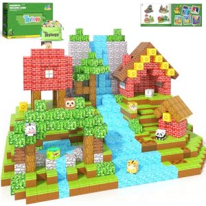 150PCS Magnetic Blocks-Build Mine Magnet World Animals Edition Building Toys for
