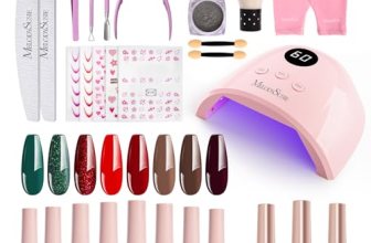 MelodySusie Gel Nail Polish Kit with UV Light P-PLUS30F