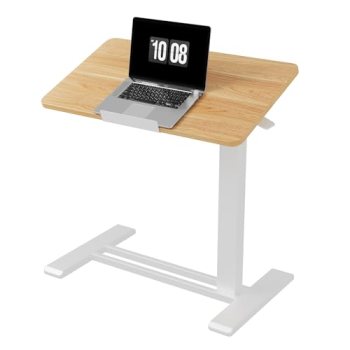 FLEXISPOT H7 PRO 55° Tiltable Mobile Overbed Table with Pneumatic Lift,28”