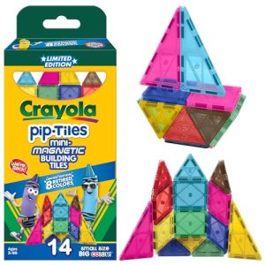 Retro PIP Magnetic Tiles Set, 14 ct