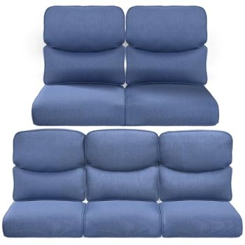 ACTREST Pop 22×25/22×24 Outdoor Cushions for Patio 5 Piece Set