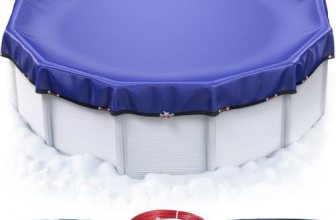 UIRWAY [200GSM Heavy Duty] 33FT Winter Pool Cover 2026 Upgrade Pool Cover for Ab