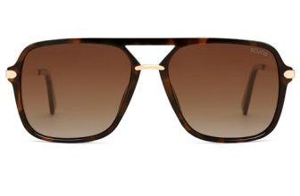 SOJOS Aviator Sunglasses for Women & Men, Square, Polarized Lens, SJ2229