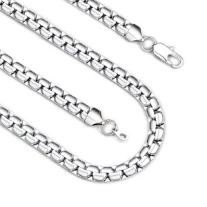FindChic Mens Necklace Chain, 8mm Hip Hop Chain Men’s Jewelry Gift for Father