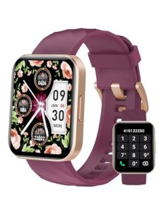 Smart Watch for Women, Answer/Make Calls, for iPhone/Android Phone Purple
