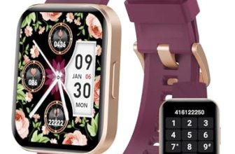 Smart Watch for Women, Answer/Make Calls, for iPhone/Android Phone Purple