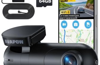 AVAPOW 4K Dash Cam Front for Cars