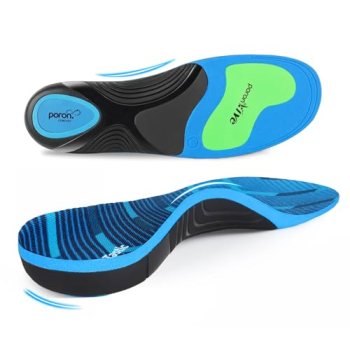 StepTastic 240+ LBS Heavy Duty Support Insoles, High Arch Support Inserts