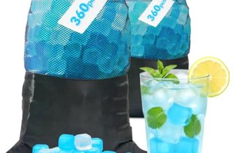 720 Pack Reusable Ice Cubes, Refreezable Plastic Ice Cubes