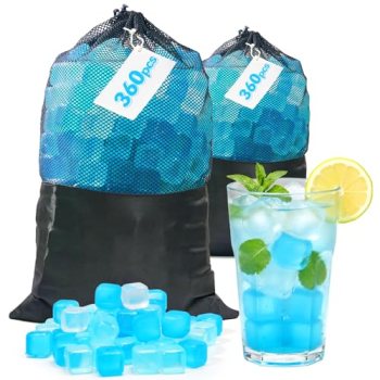 720 Pack Reusable Ice Cubes, Refreezable Plastic Ice Cubes